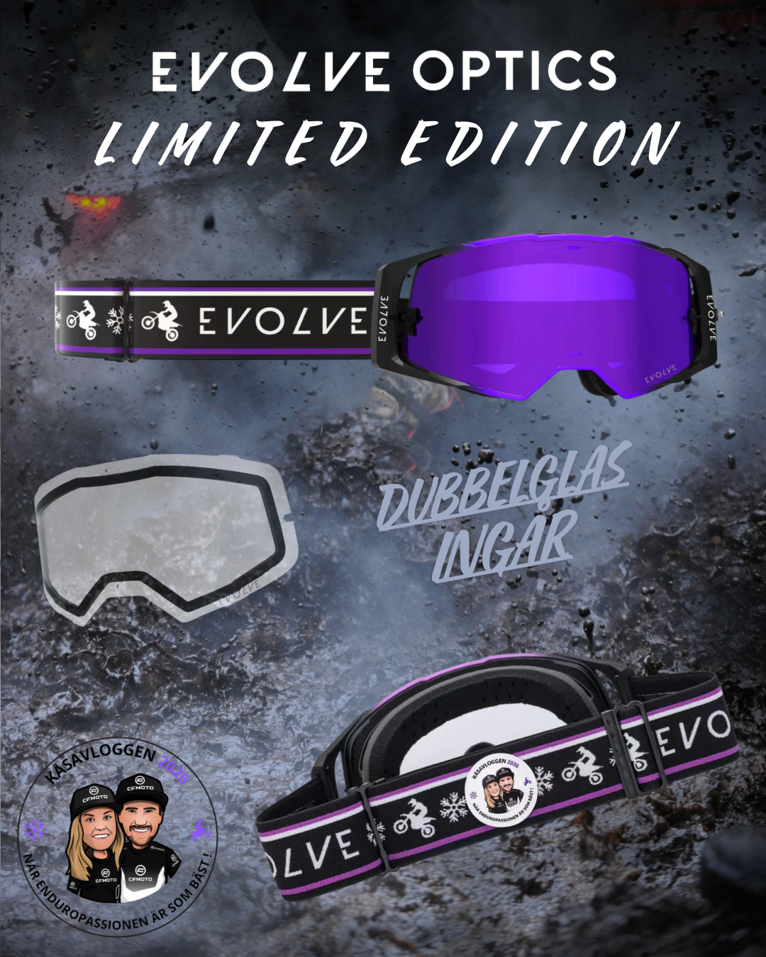 EVOLVE OPTICS - PURPLE KÅSA EDITION